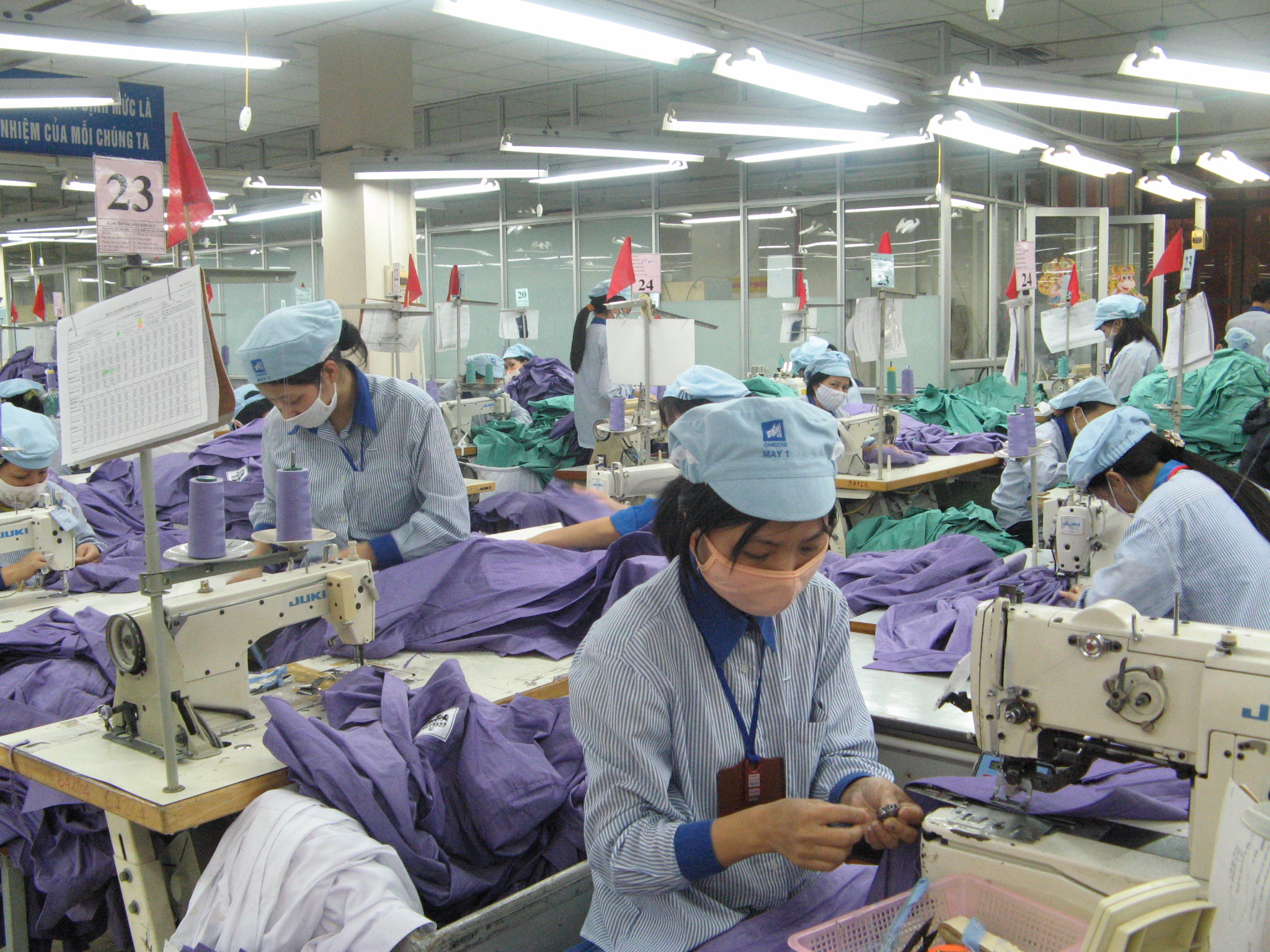 xuất khẩu lao động Nhật bản ngành đẹt may