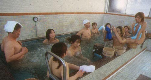 văn hóa tắm chung của người Nhật