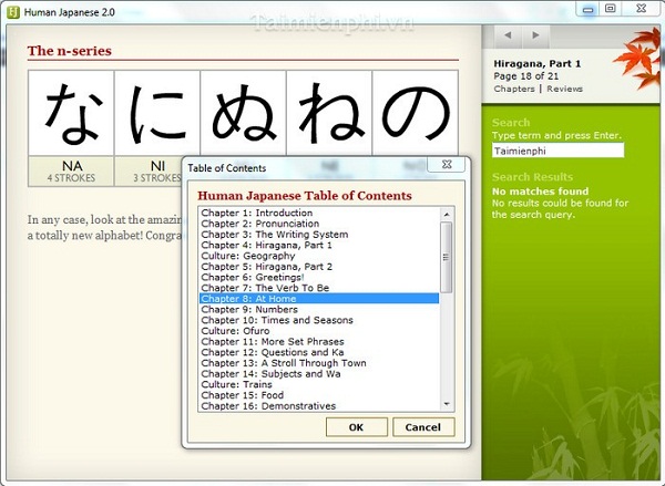 Human Japanese - Phần mềm học tiếng Nhật trên máy tính