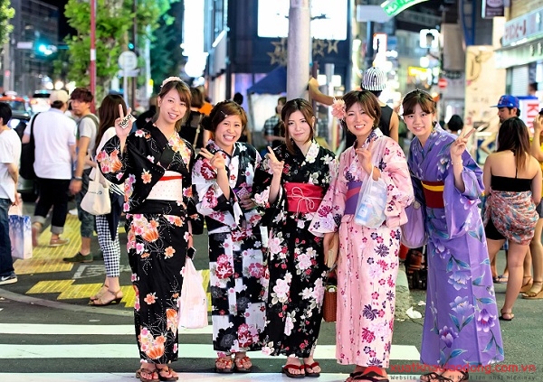 sự khác nhau giữa kimono và yukata