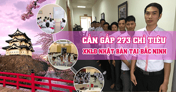 Tuyển 283 lao động xuất khẩu Nhật Bản tại tỉnh Bắc Ninh năm 2023