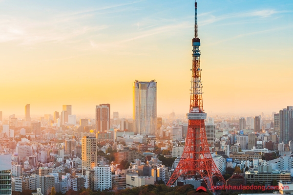 Toàn cảnh tháp Tokyo 