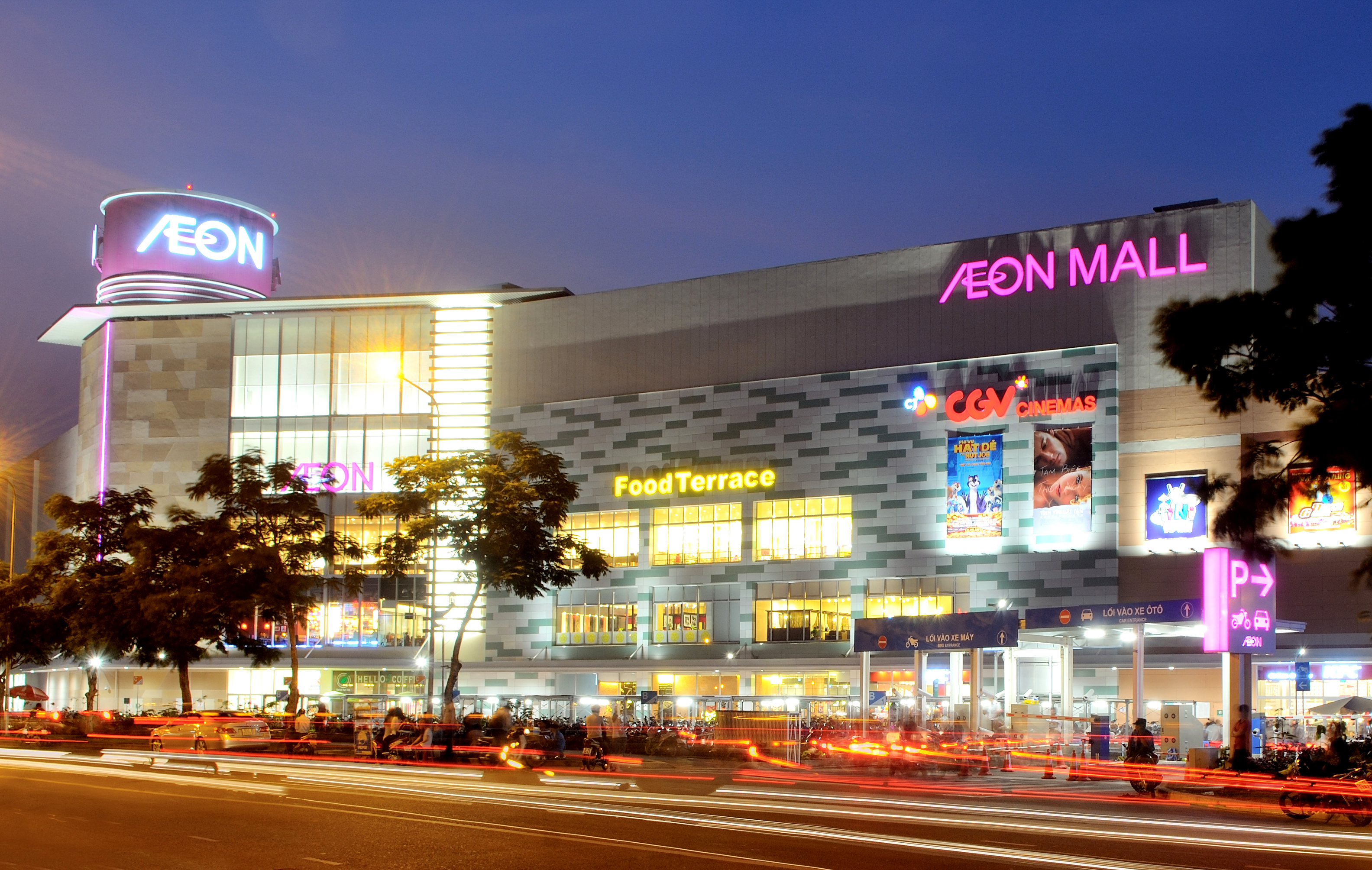 Toàn cảnh trung tâm mua sắm AEON MALL Tân Phú