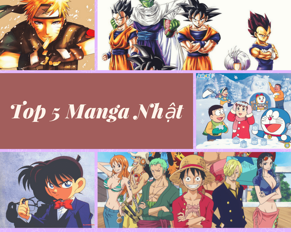 Top 5 truyện Manga Nhật Bản hay nhất mọi thời đại