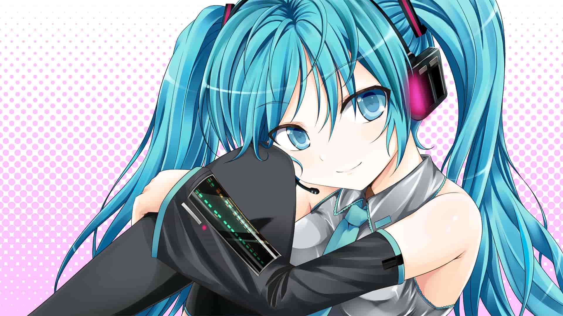 7. "Blue-haired girl" by Vocaloid (song featuring a blue-haired girl) - wide 7