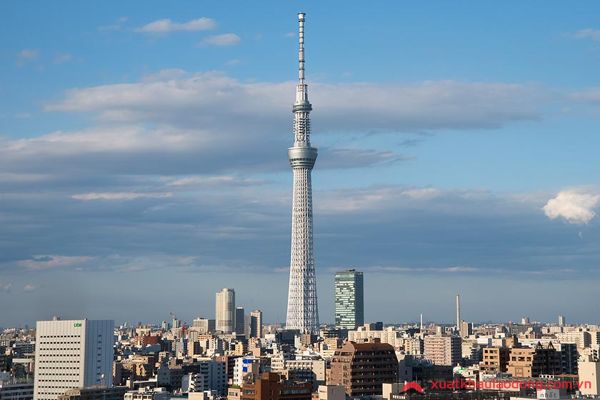 chiều cao tháp Tokyo SkyTree 