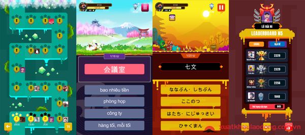Game học tiếng Nhật trên IOS Bucha