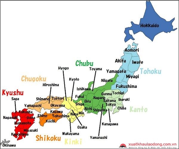 Vị trí địa lý Osaka Nhật Bản