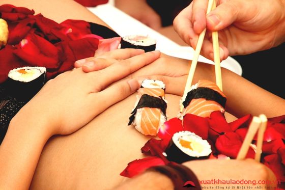  Sushi Nhật Bản trên người 