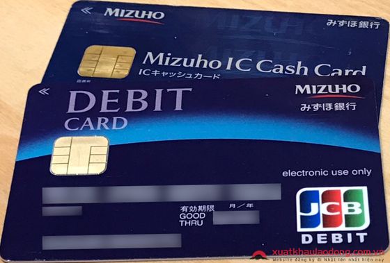 Thẻ ngân hàng Mizuho Nhật Bản