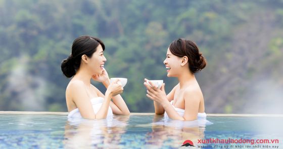  Tắm Onsen tại Nhật giúp giảm bớt căng thẳng