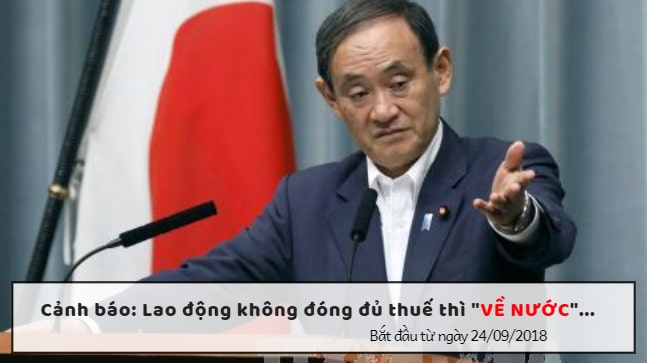 Từ ngày 24/09: Nợ thuế ĐỪNG MƠ được gia hạn visa khiến lao động Việt lao đao tại Nhật