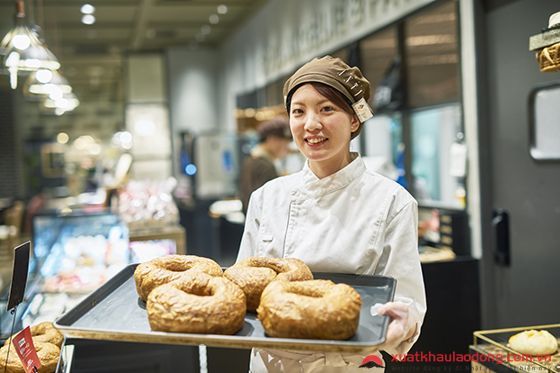 Tuyền gấp15 Nam/nữ đơn hàng làm bánh mỳ tại Nhật Bản lương 31 triệu/tháng