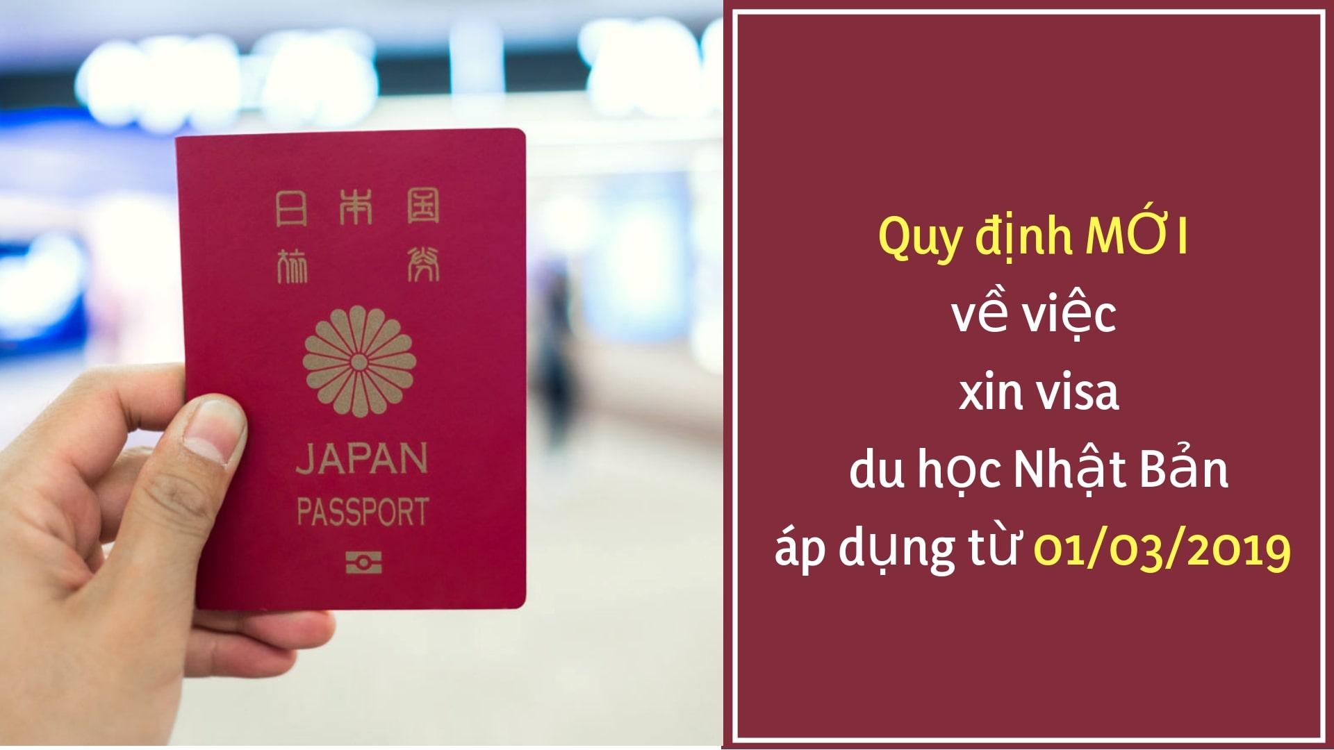 Quy định MỚI về việc xin visa du học Nhật Bản từ ĐSQ Nhật Bản áp dụng từ 01/11/2023