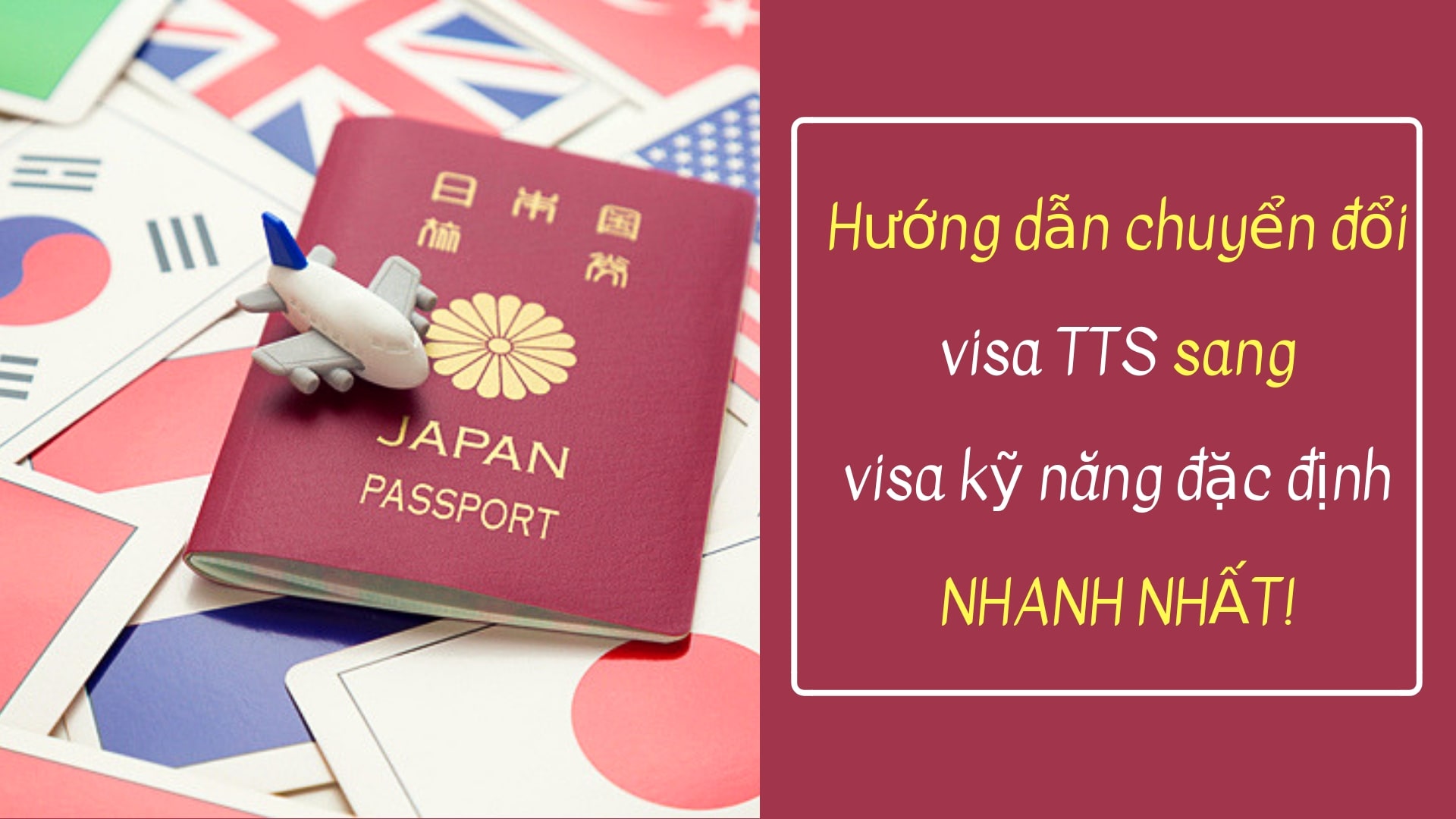 Hướng dẫn chuyển đổi visa TTS sang visa kỹ năng đặc định NHANH NHẤT!