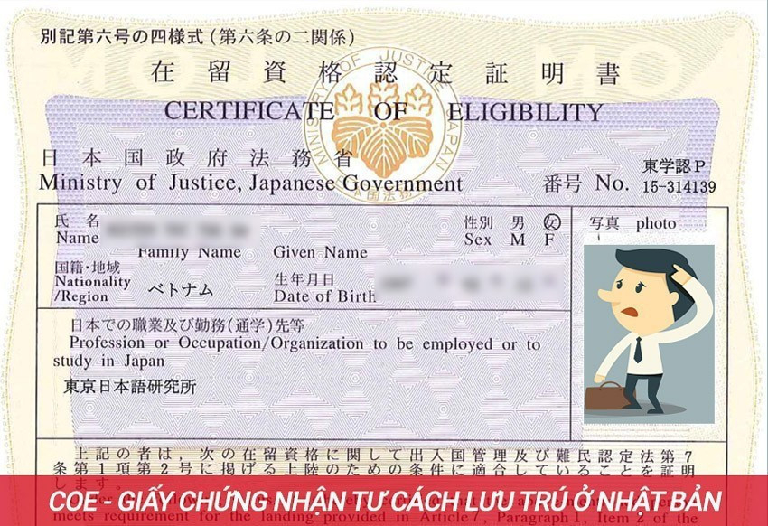  Thủ tục và thời gian xin cấp giấy chứng nhận tư cách lưu trú COE tại Nhật Bản